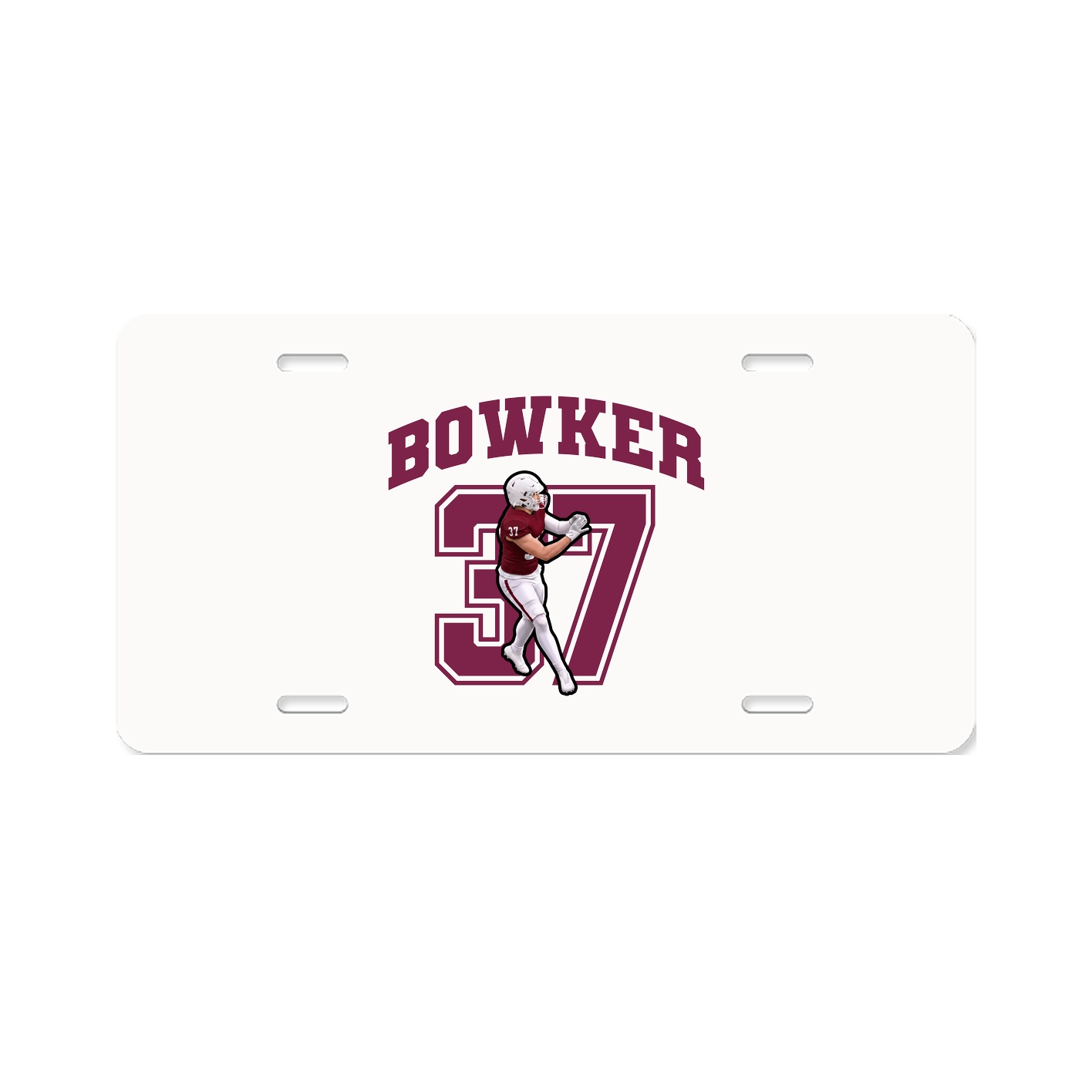 License Plate — Number in Classic