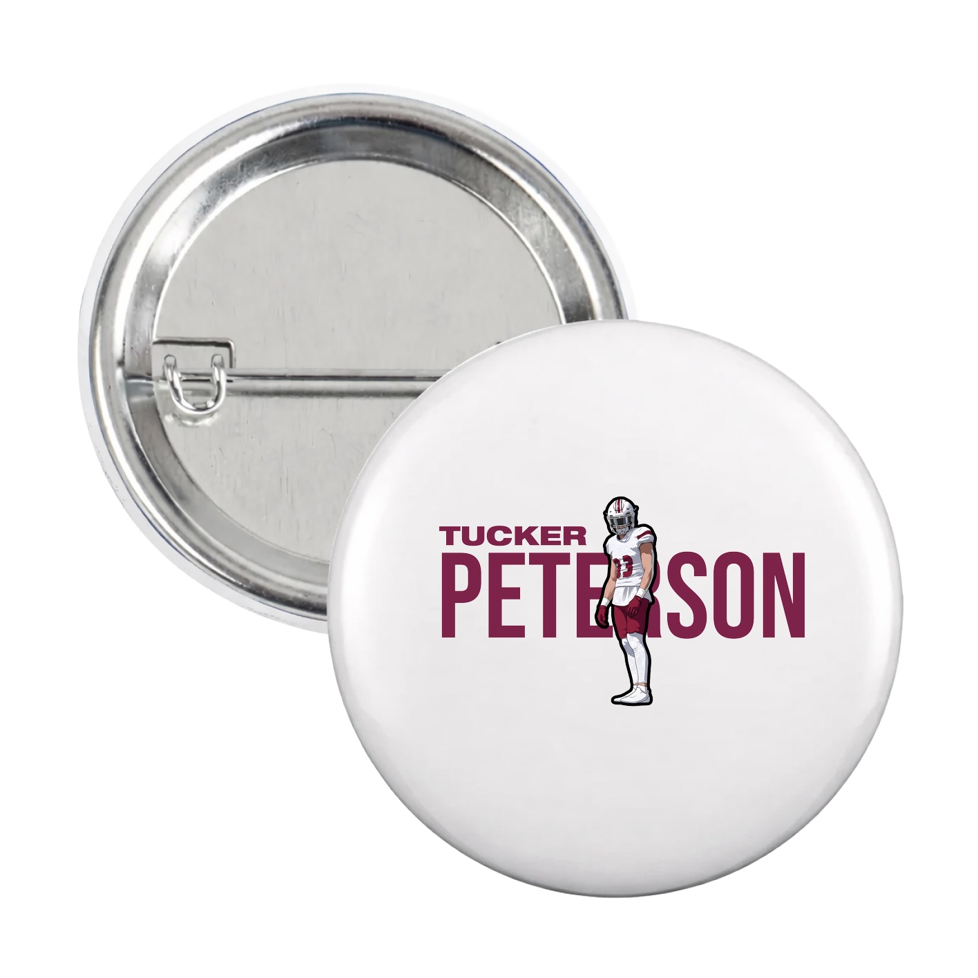 Game Day Button — Player Name in White