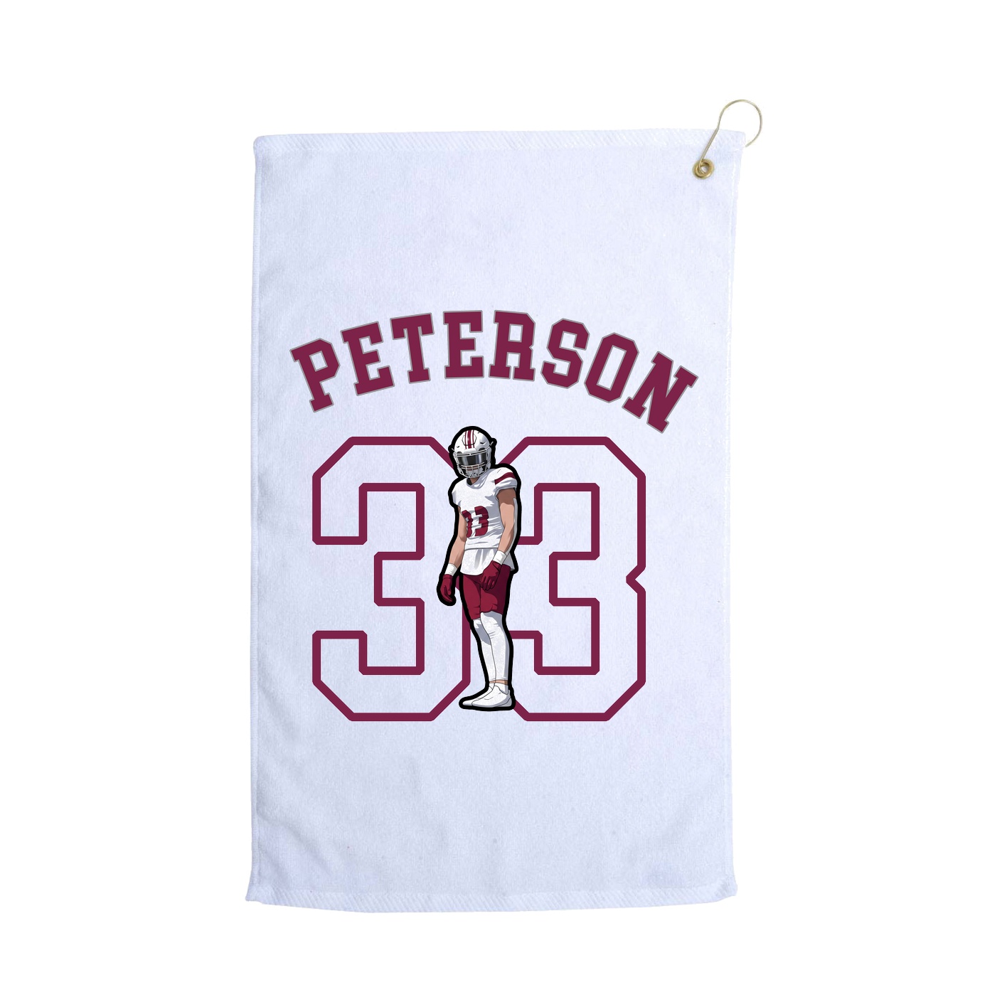 Golf Towel — Shirsey Arch in White