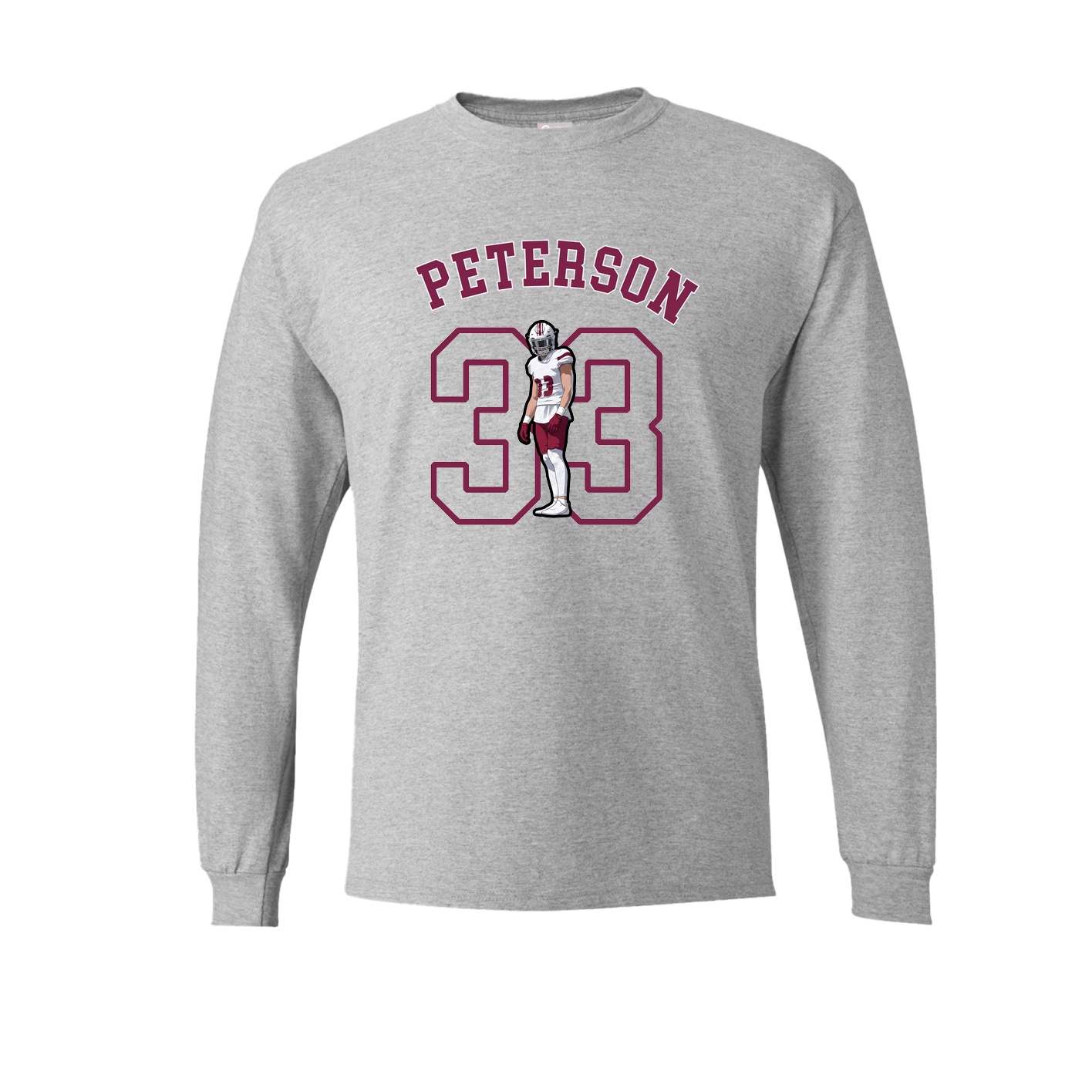 Long Sleeve Tee — Shirsey Arch in Grey