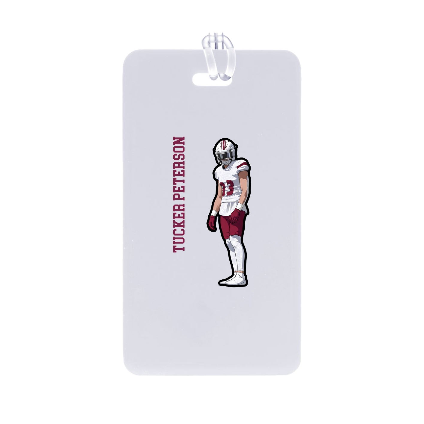 Bag Tag — Name Vertical in Classic