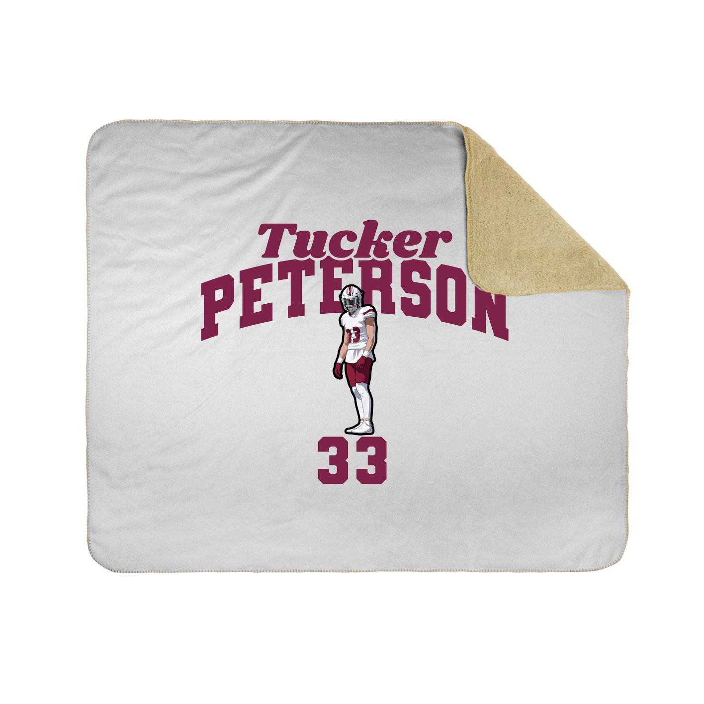 Throw Blanket — Signature Arch in White