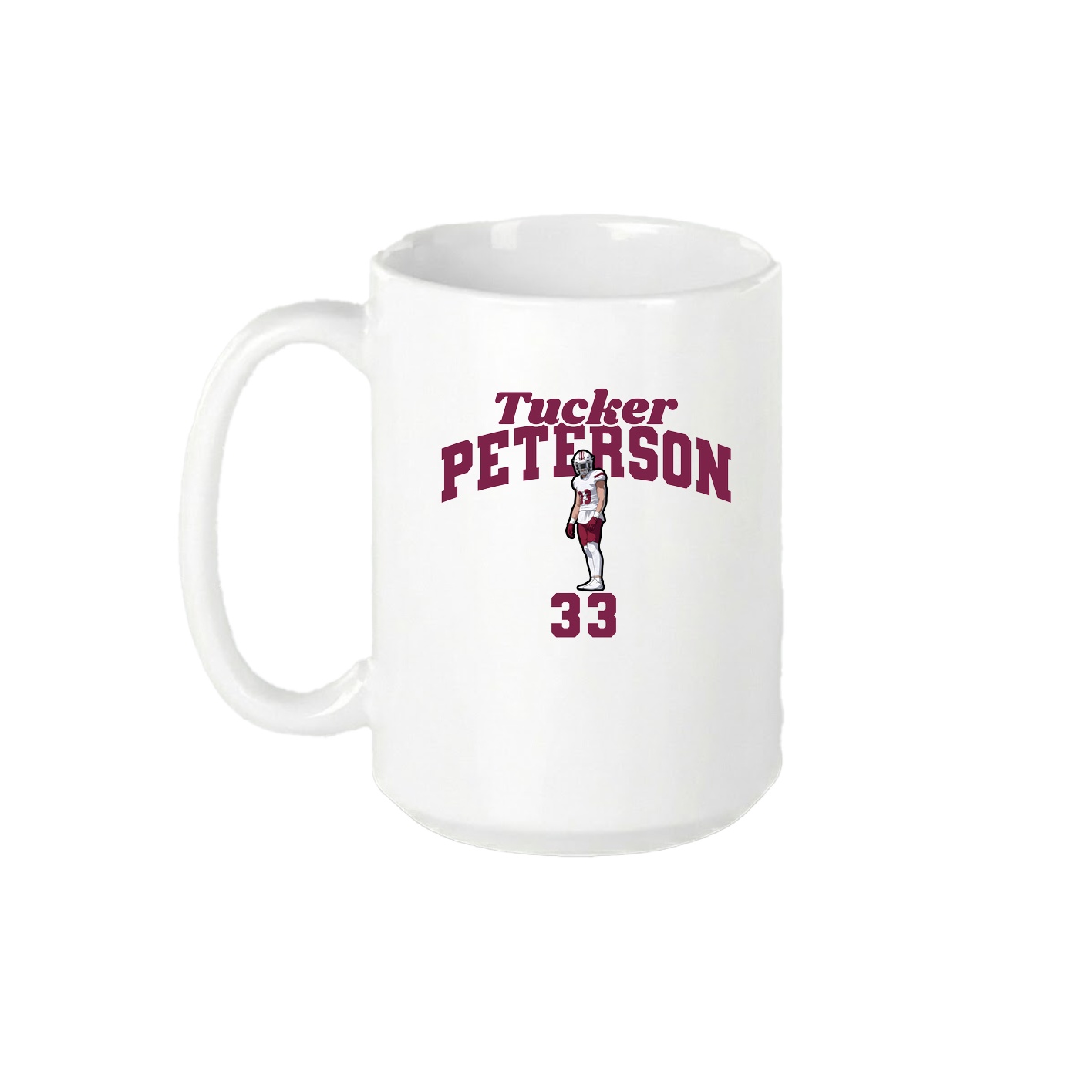 15oz Coffee Mug — Signature Arch in White