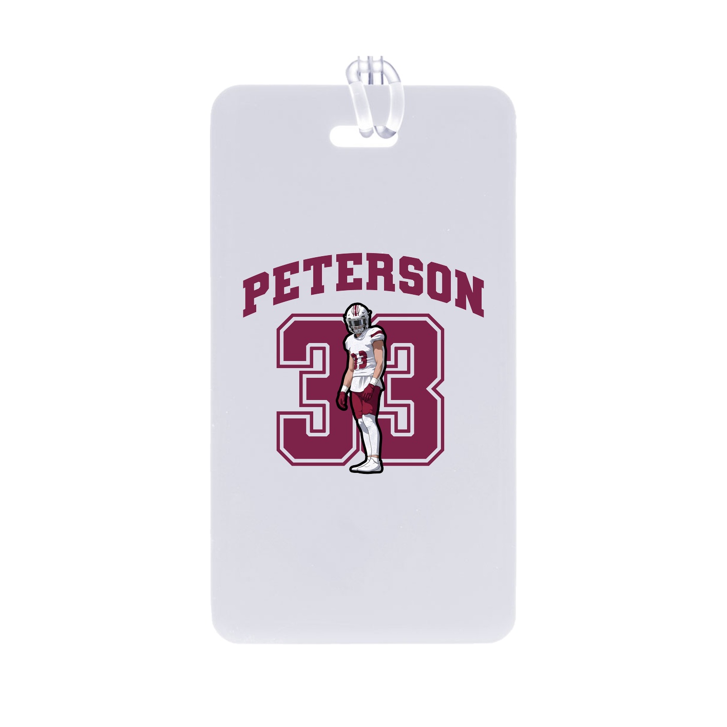 Bag Tag — Number in Classic