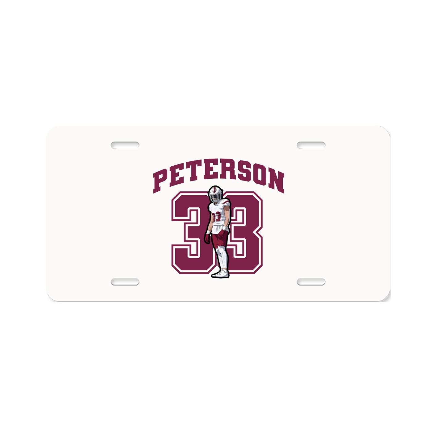 License Plate — Number in Classic
