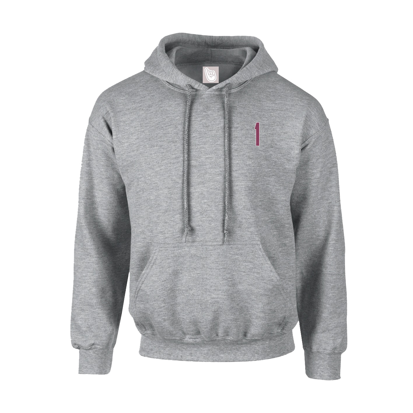 Youth Hoodie — Front Shirsy in Grey