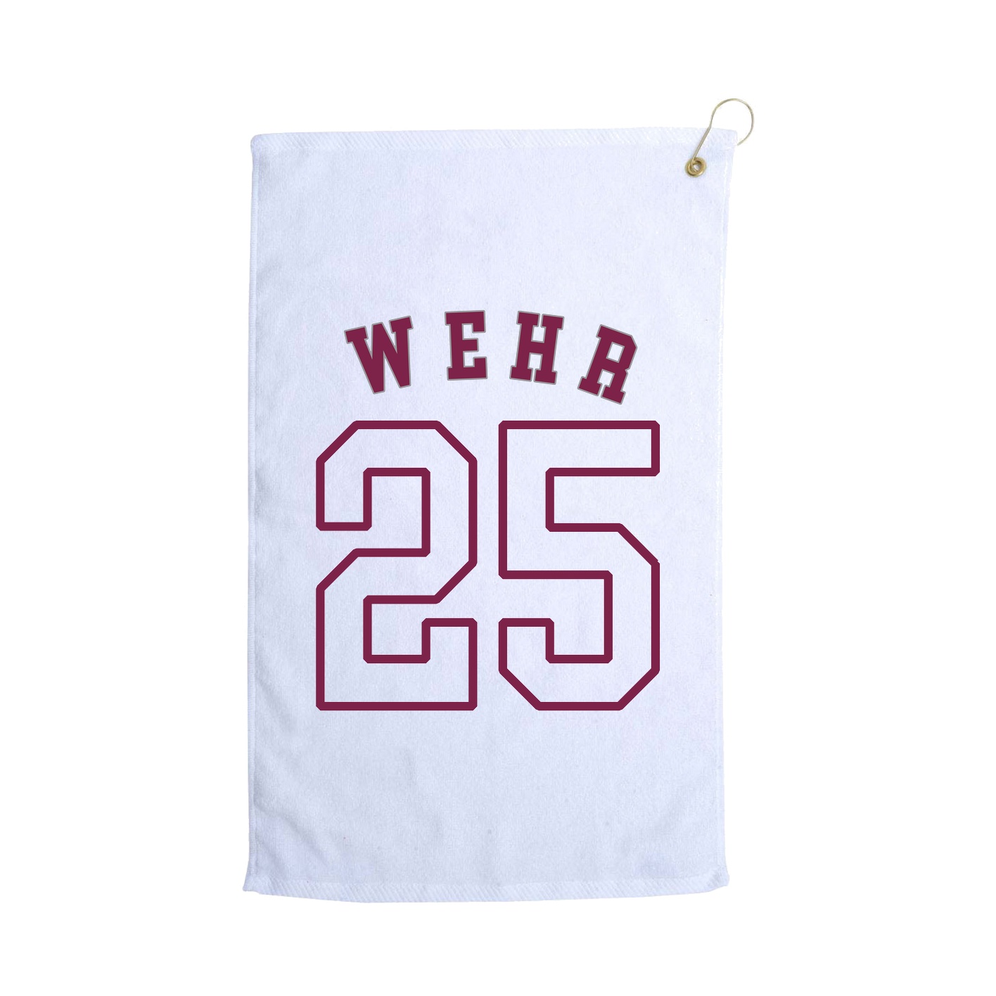 Golf Towel — Shirsey Arch in White