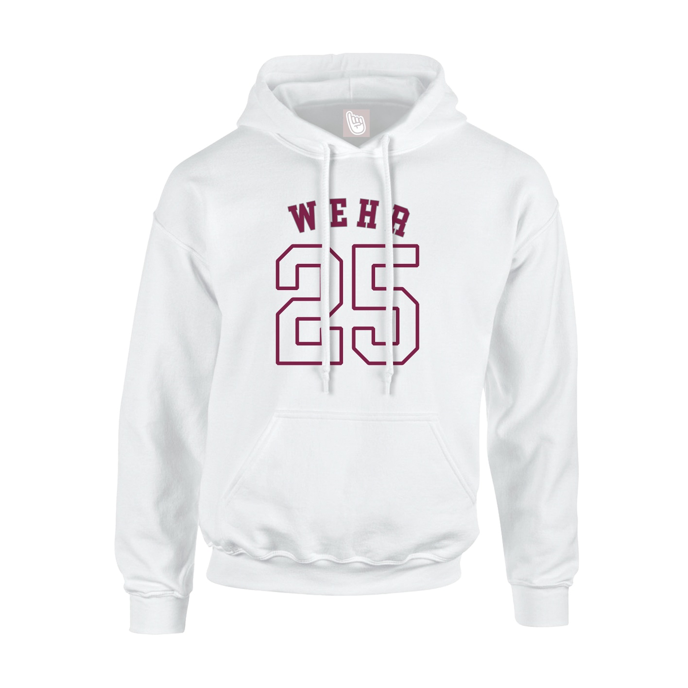 Hoodie — Shirsey Arch in White