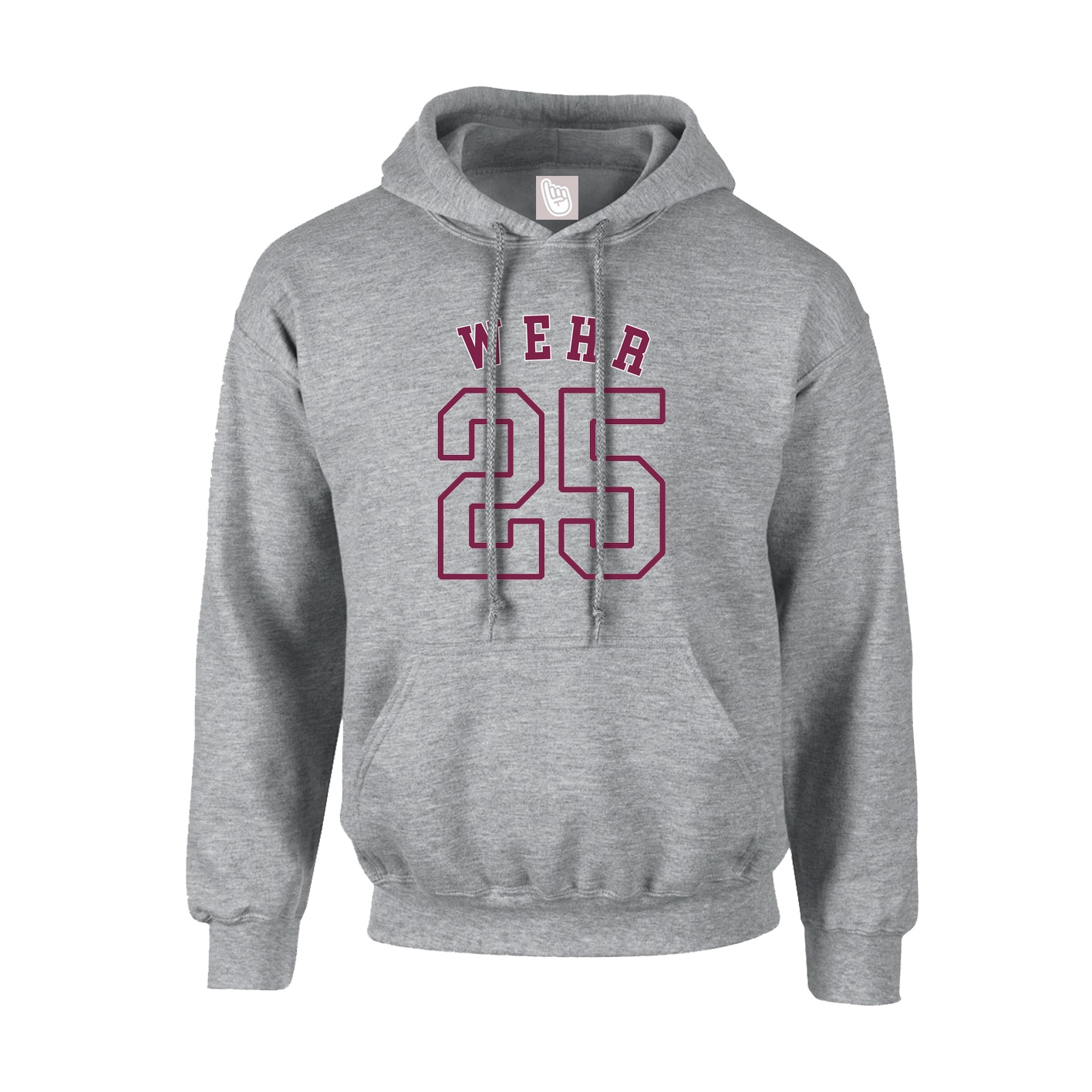 Youth Hoodie — Shirsey Arch in Grey