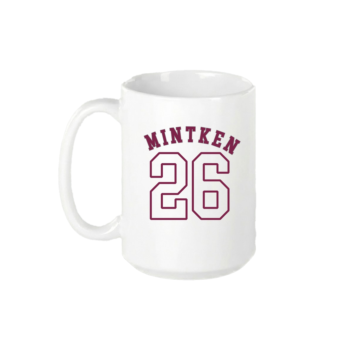15oz Coffee Mug — Shirsey Arch in White