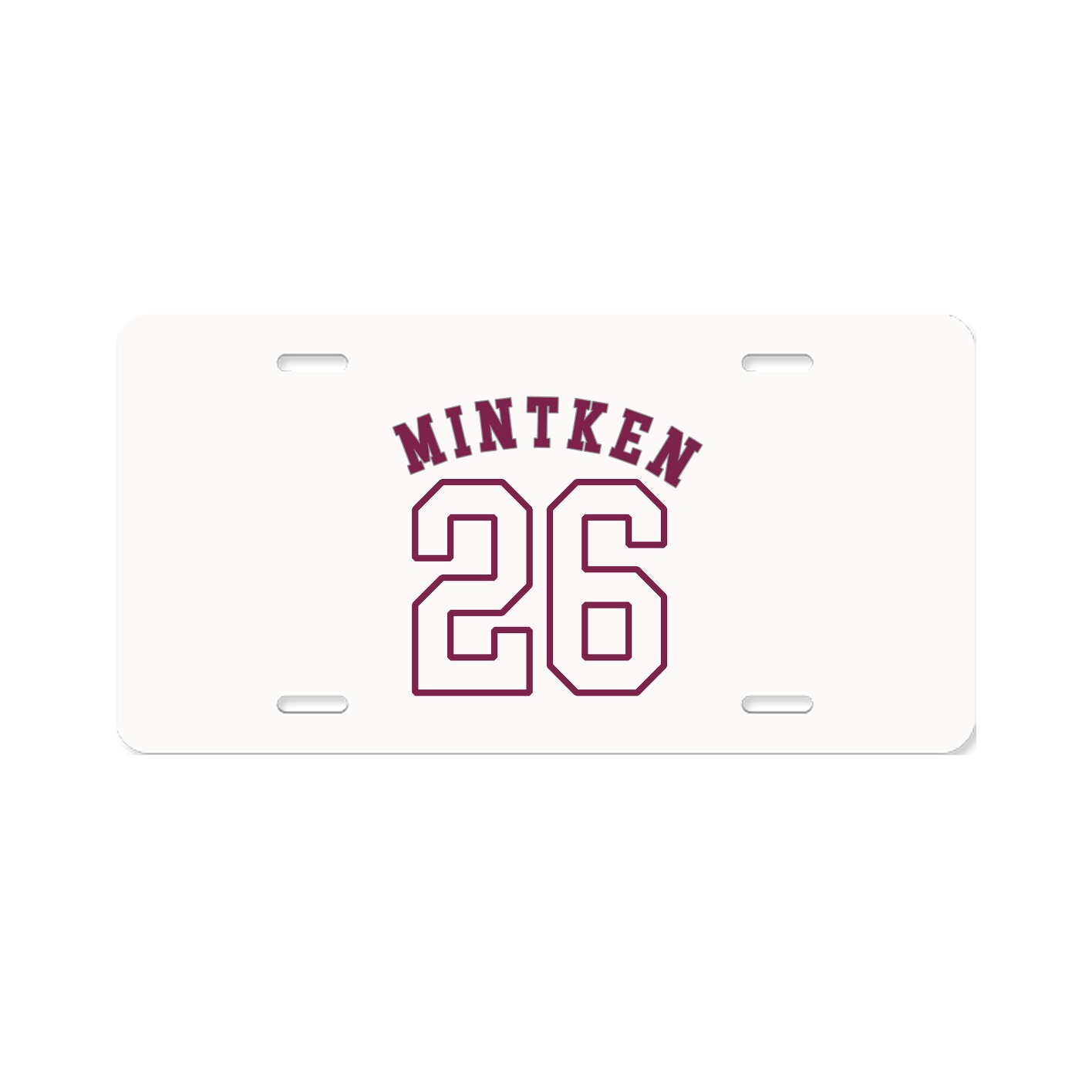 License Plate — Shirsey Arch in Classic