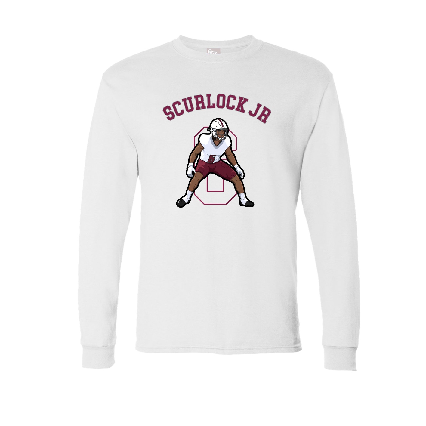 Long Sleeve Tee — Shirsey Arch in White