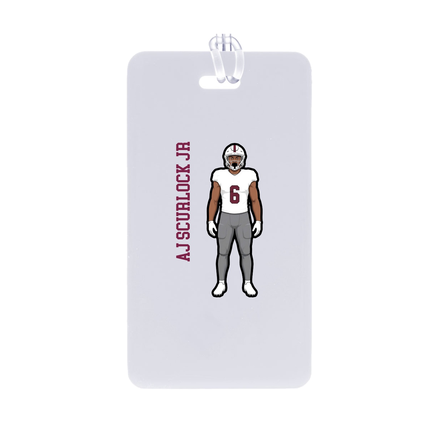 Bag Tag — Name Vertical in Classic