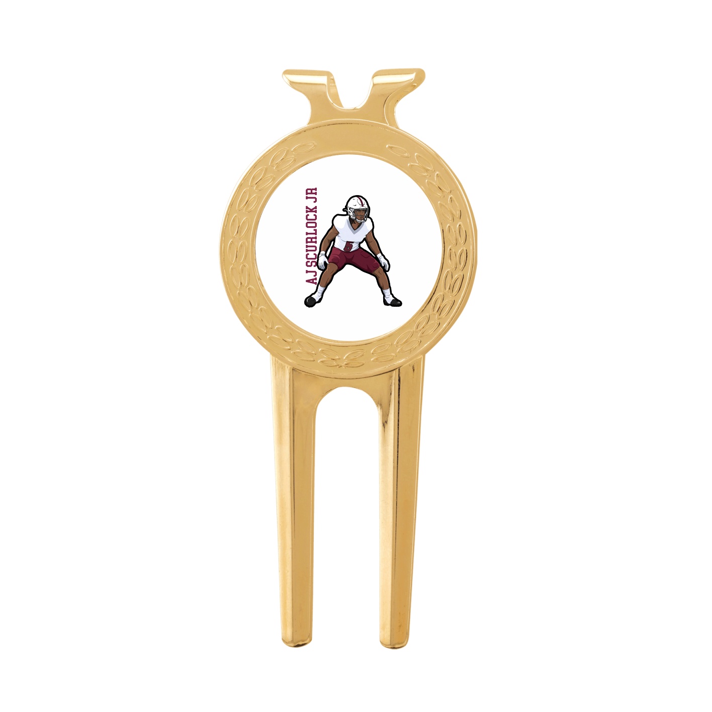 Divot Tool with Ball Marker — Name Vertical in Classic