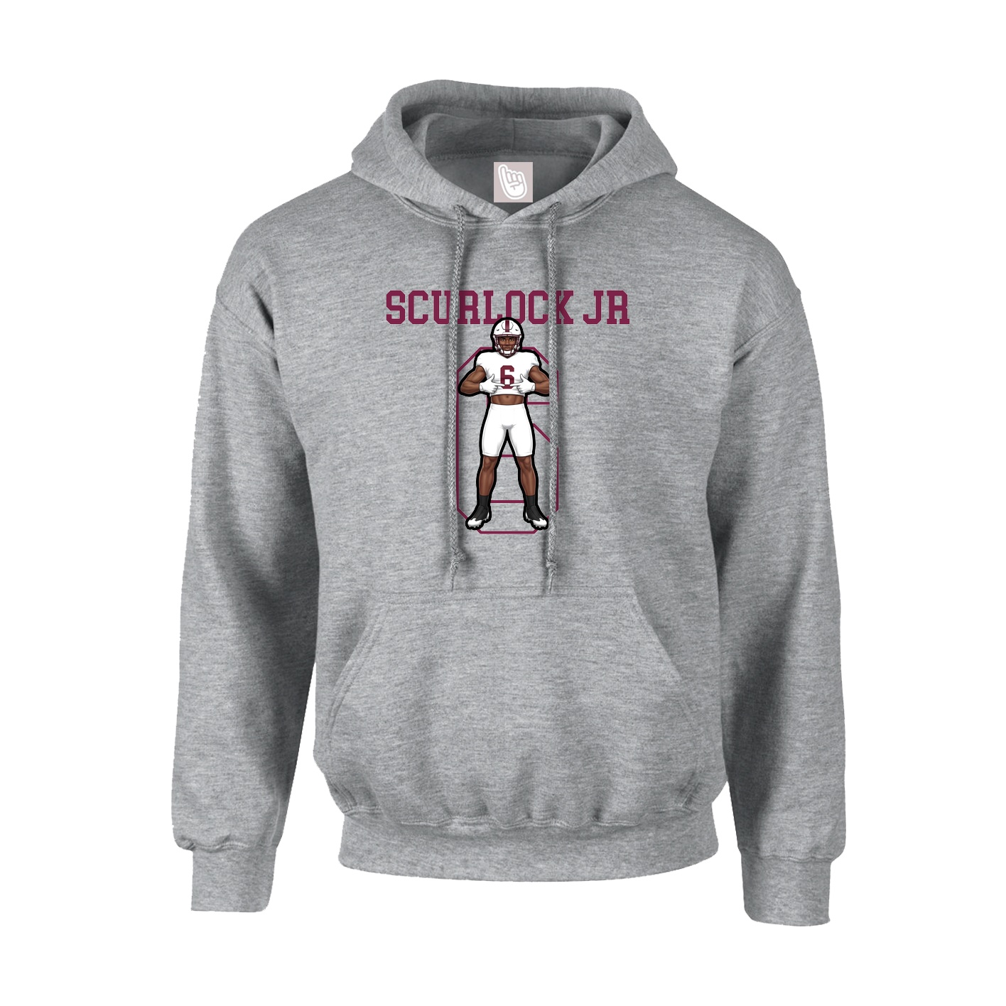 Hoodie — Shirsey in Grey