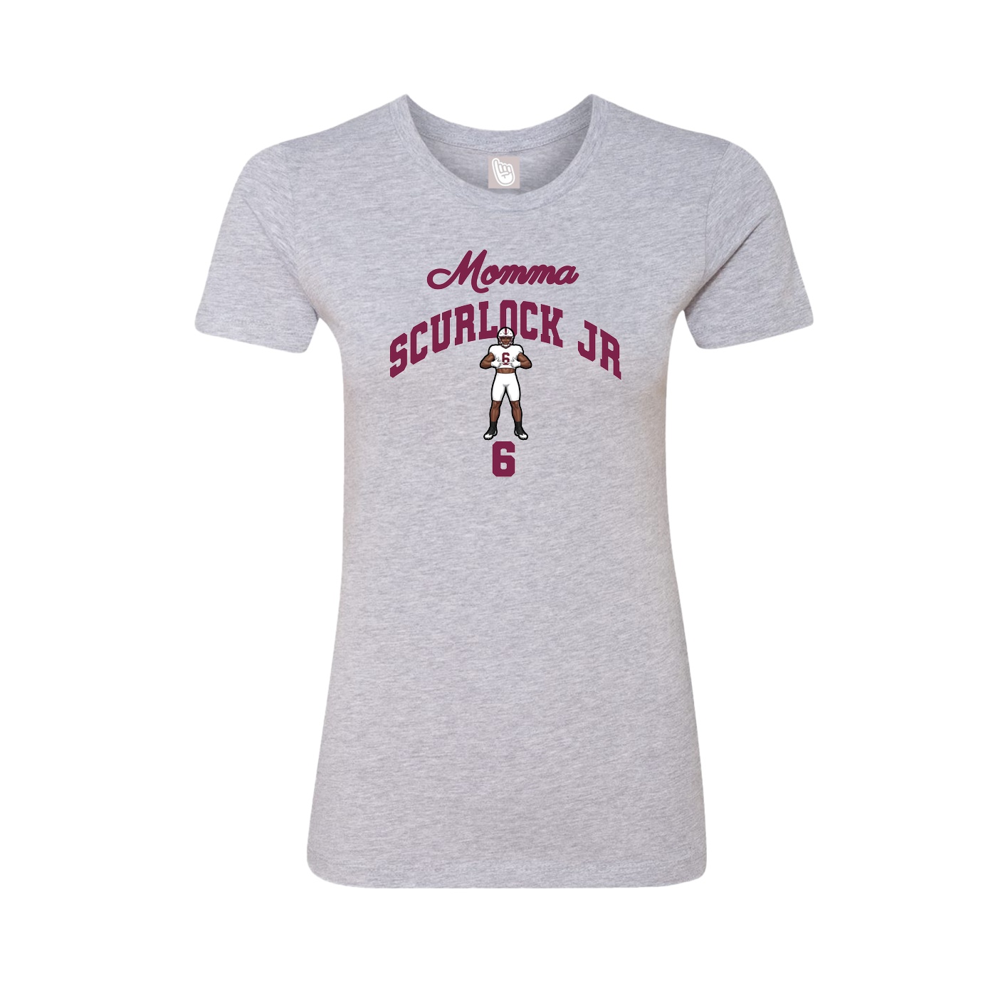 Womens Tee — Mothers Day Arch in Grey