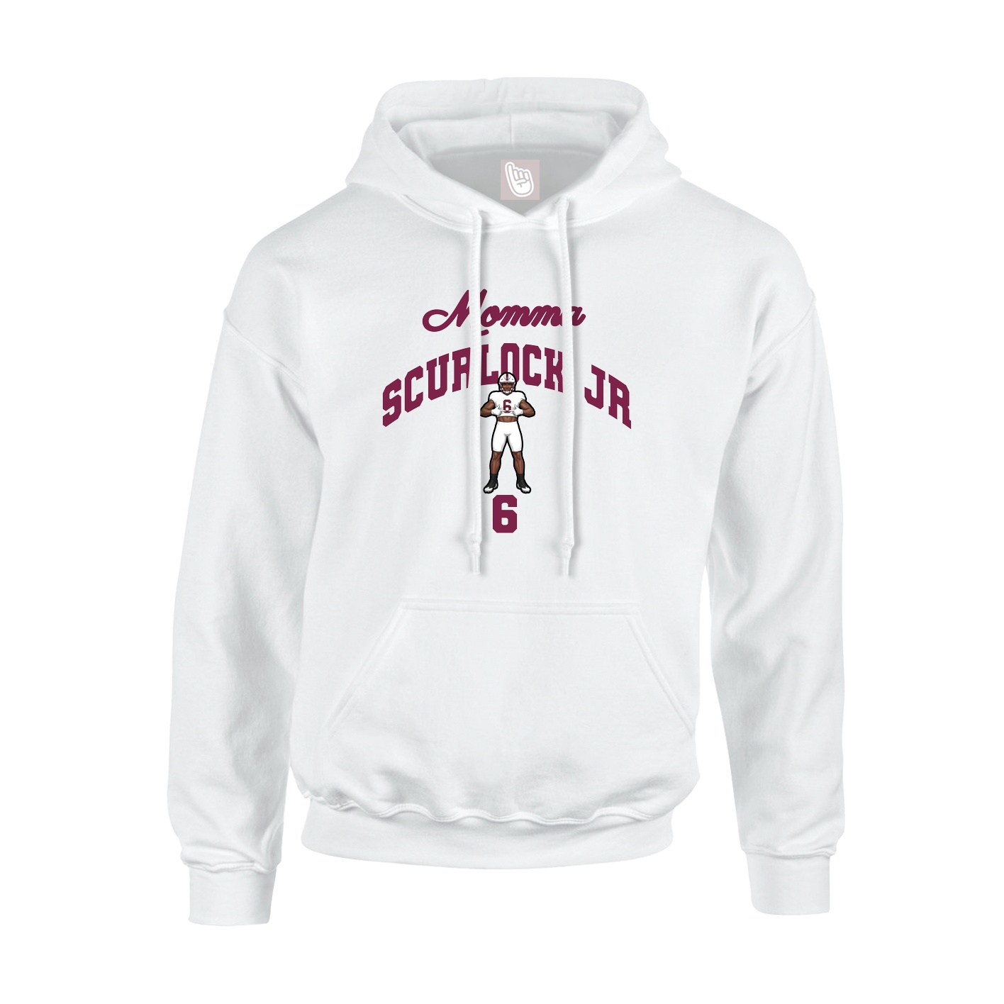 Youth Hoodie — Mothers Day Arch in White