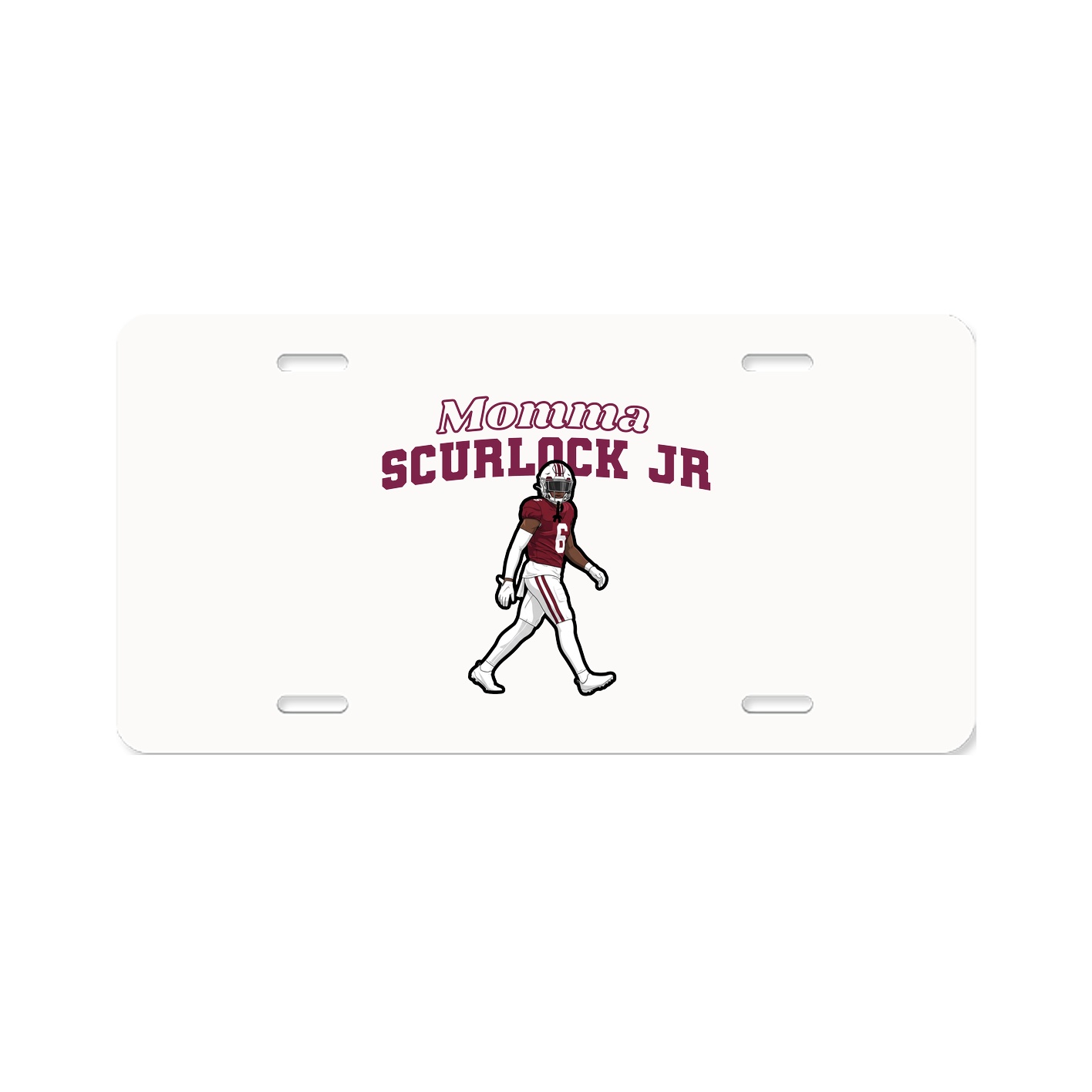 License Plate — Mothers Day Block in Classic