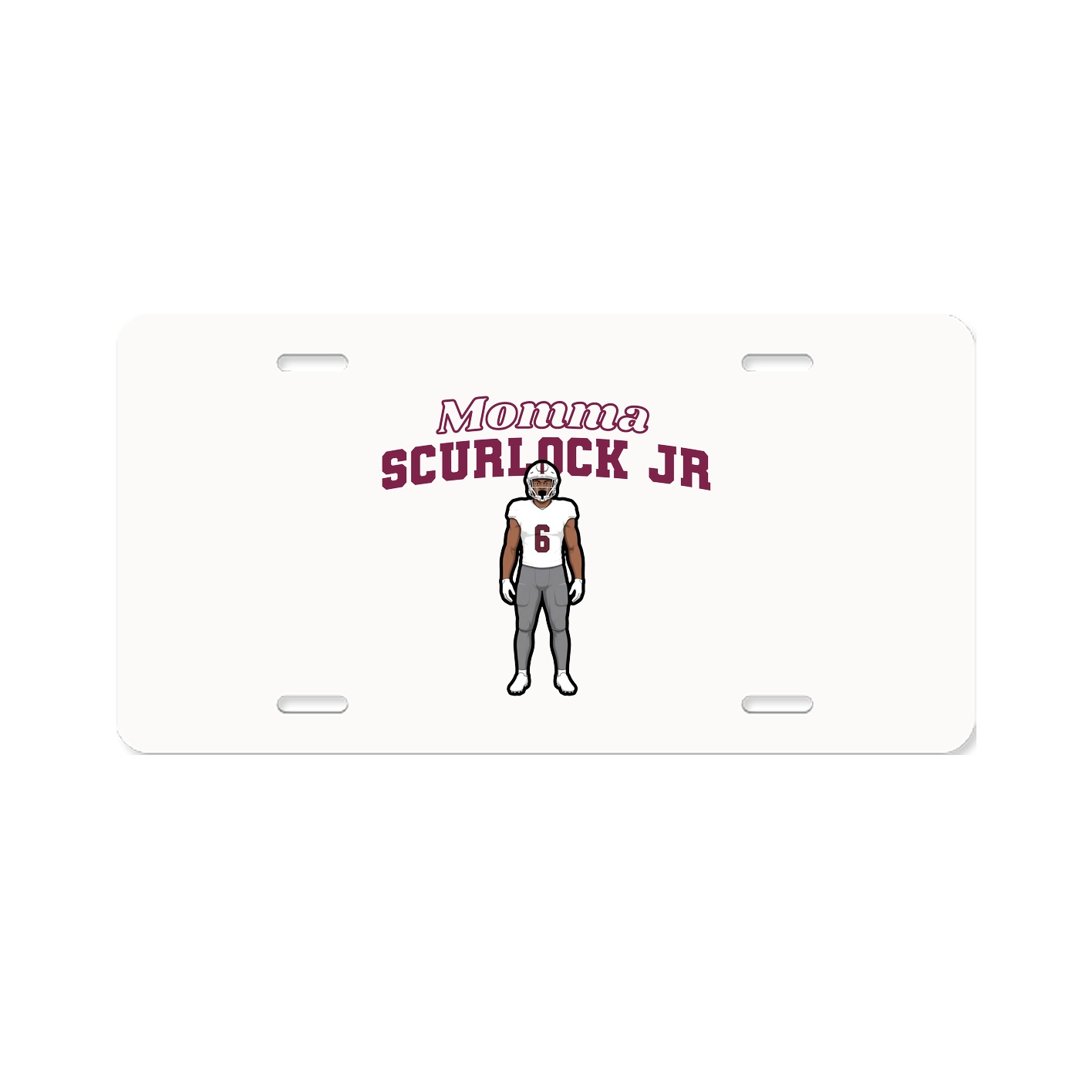 License Plate — Mothers Day Block in Classic