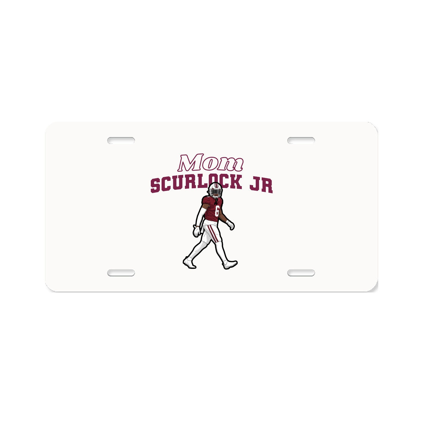 License Plate — Mothers Day Block in Classic