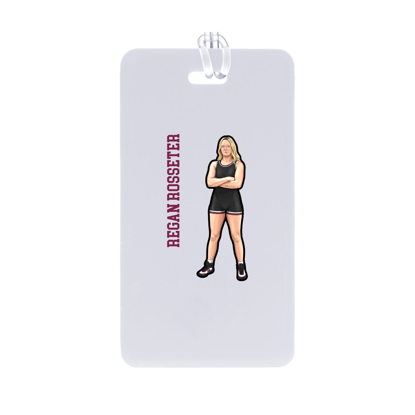 Bag Tag — Name Vertical in Classic