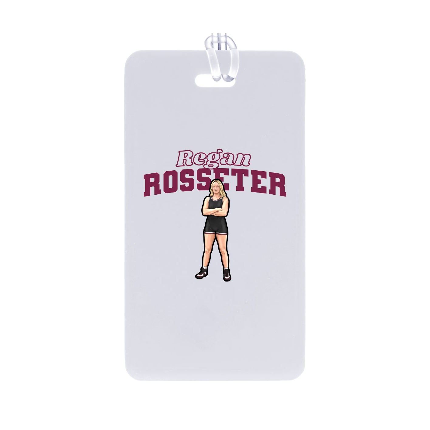 Bag Tag — Name Arch in Classic