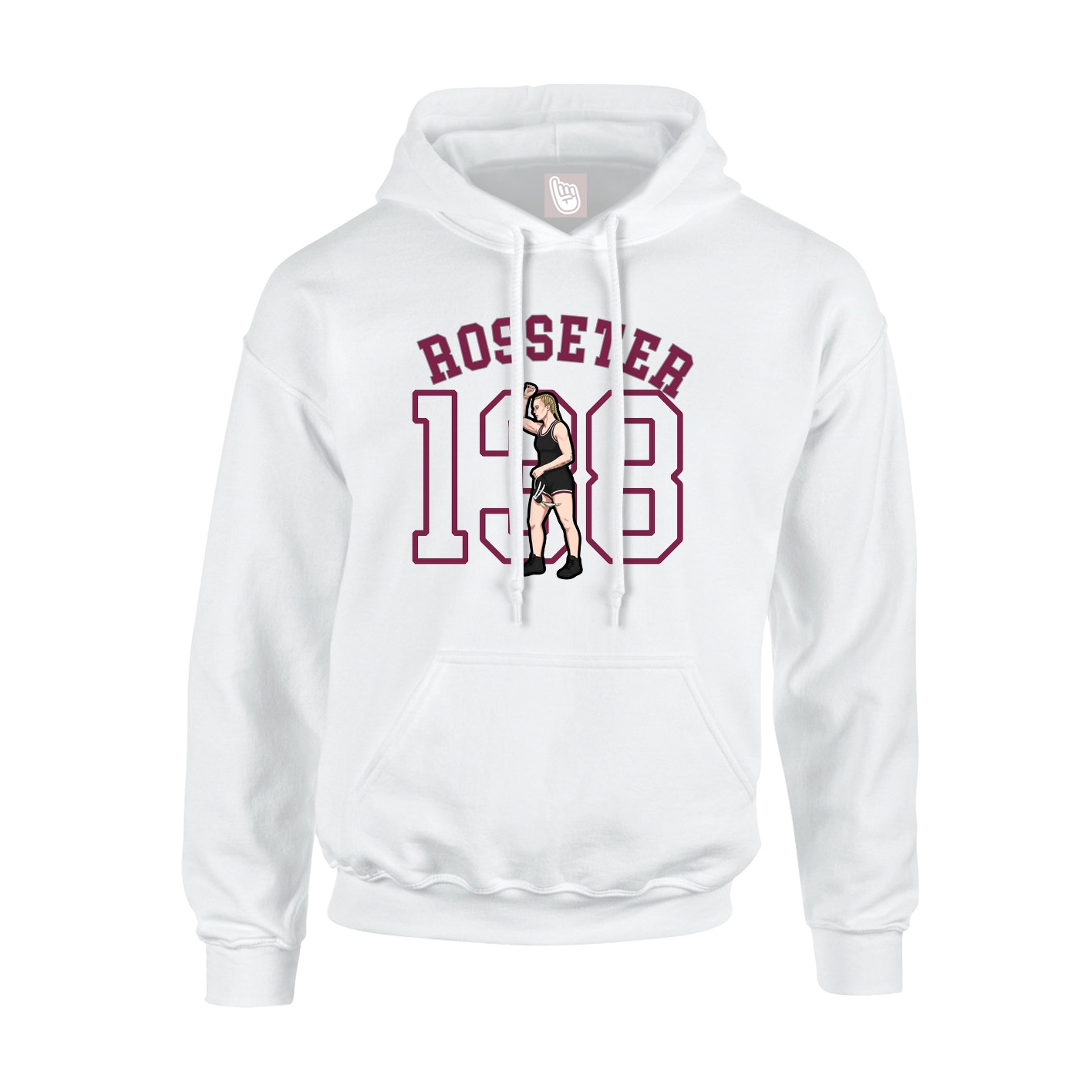 Youth Hoodie — Shirsey Arch in White