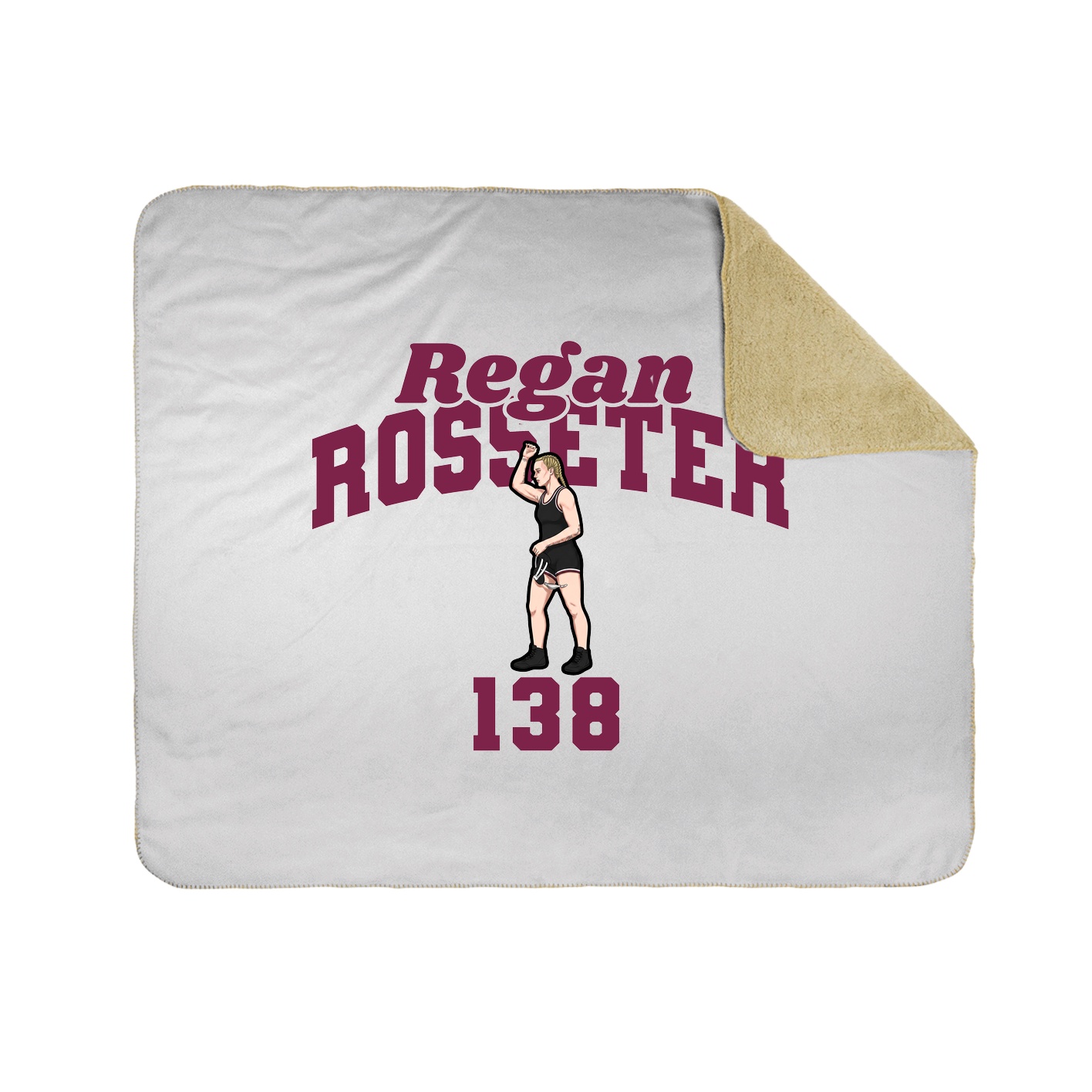 Throw Blanket — Signature Arch in White