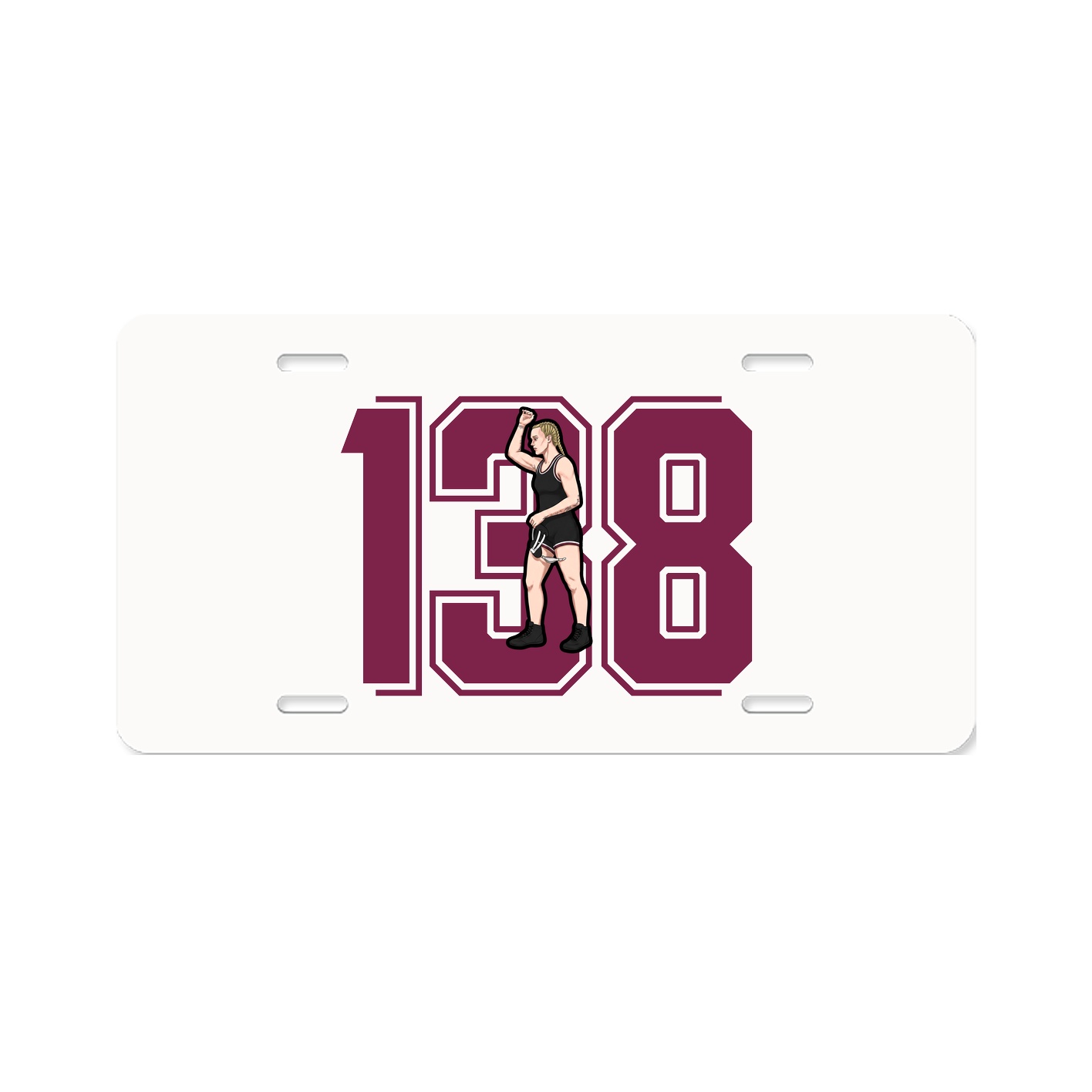 License Plate — Number in Classic