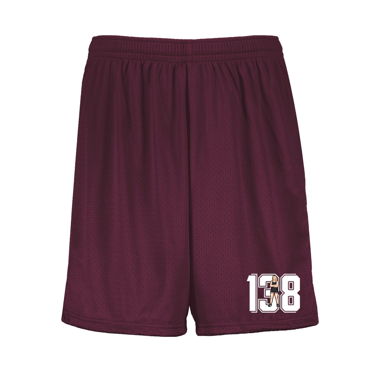 Shorts — Number in Maroon