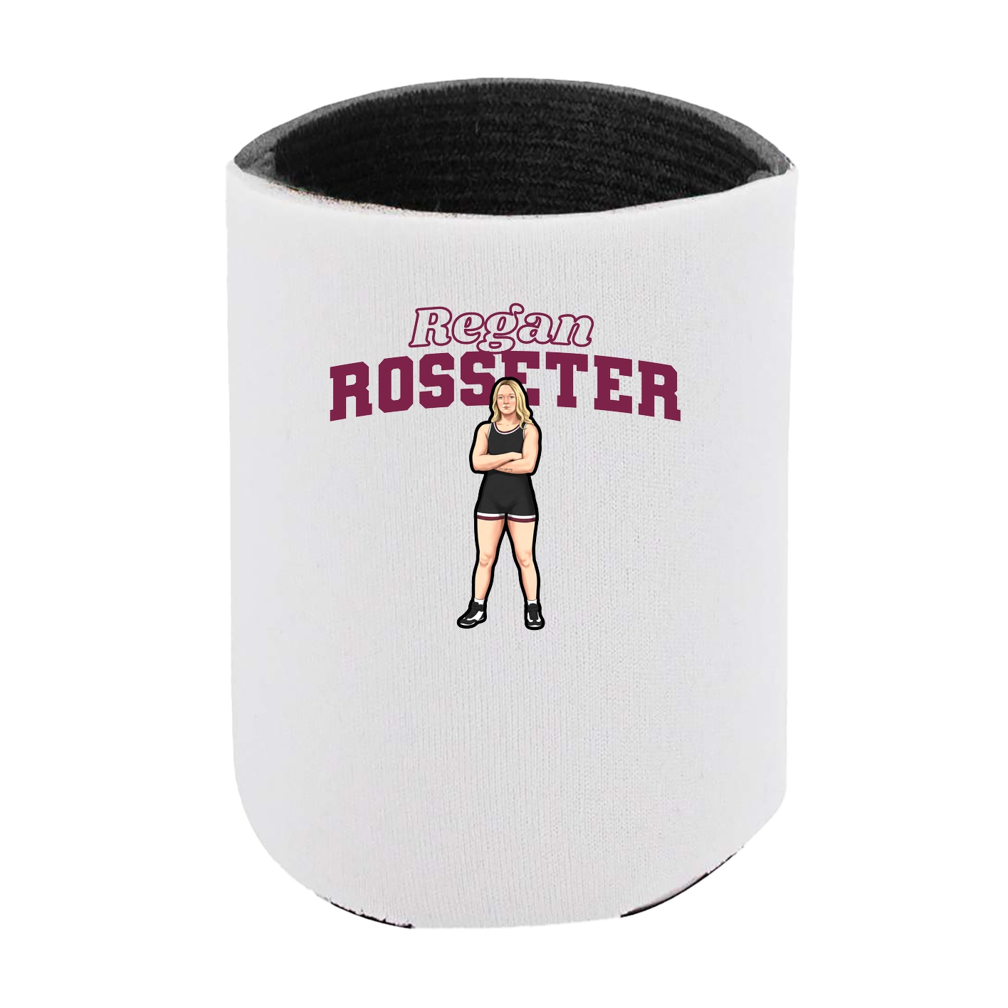 Can Holder — Name Arch in White