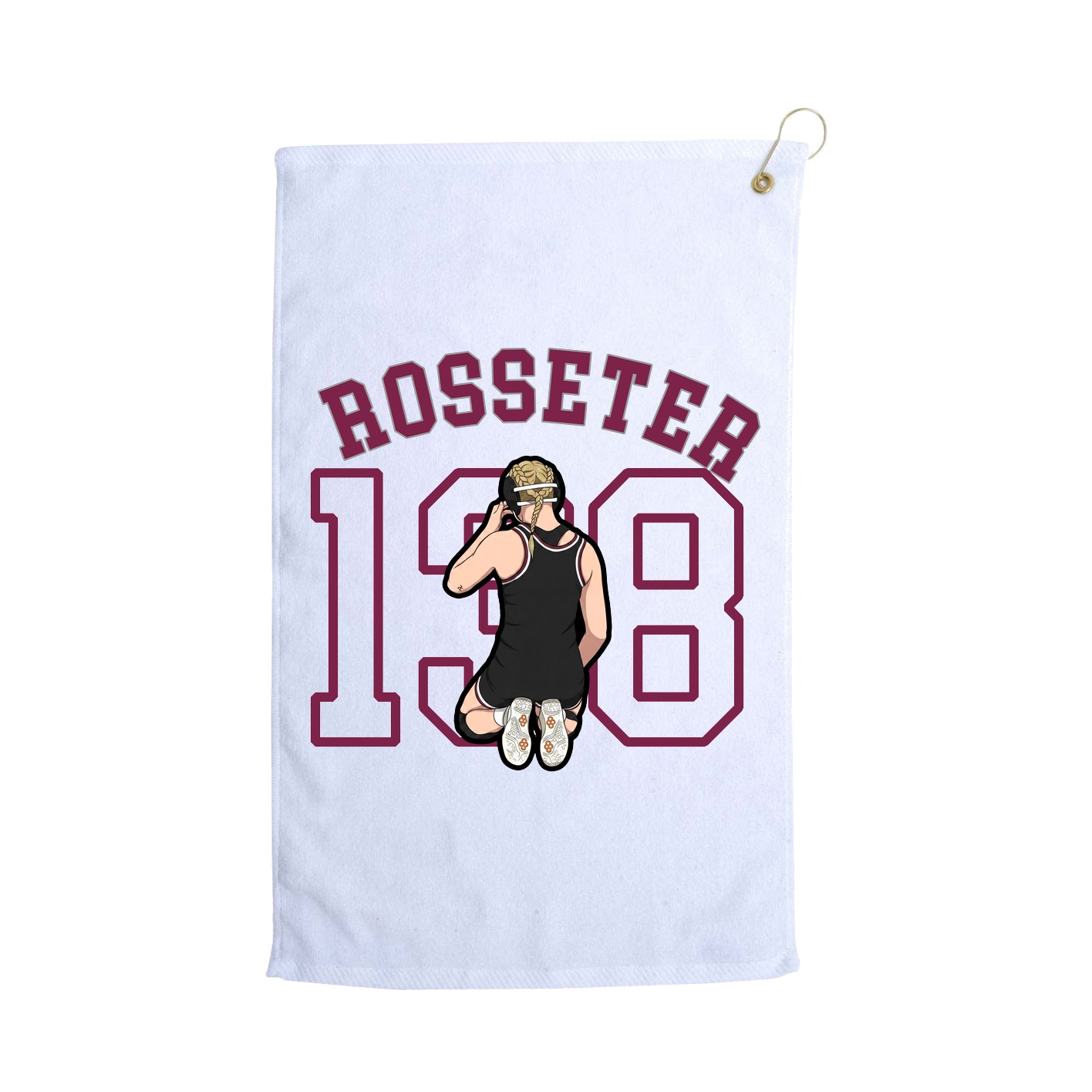 Golf Towel — Shirsey Arch in White