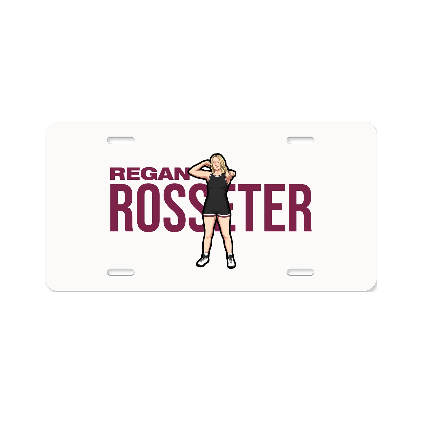 License Plate — Player Name in Classic