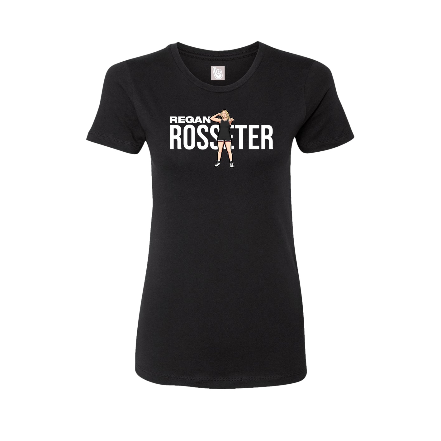 Womens Tee — Player Name in Black