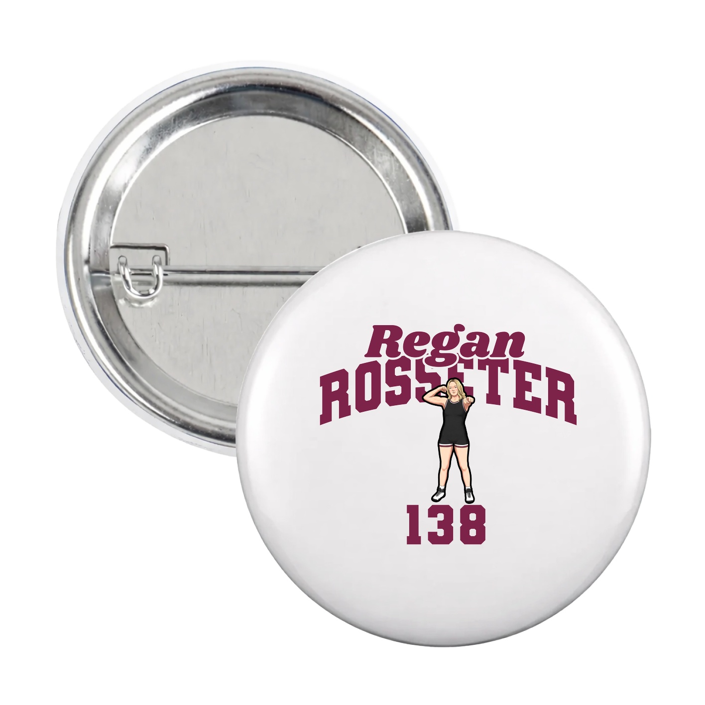 Game Day Button — Signature Arch in White