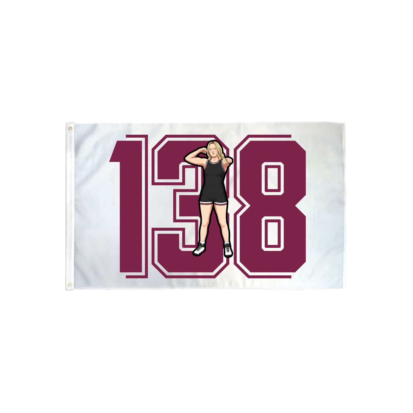3x5 Flag — Number in Classic