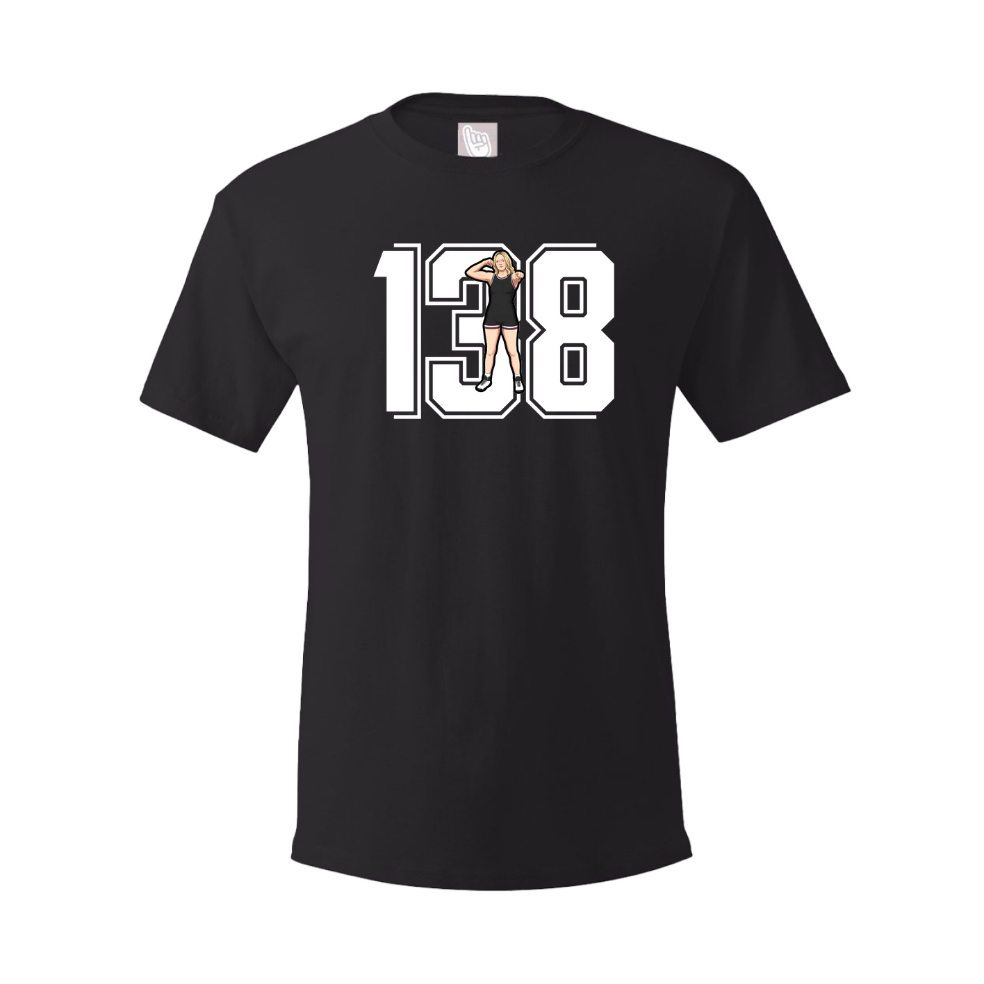 Youth Tee — Number in Black