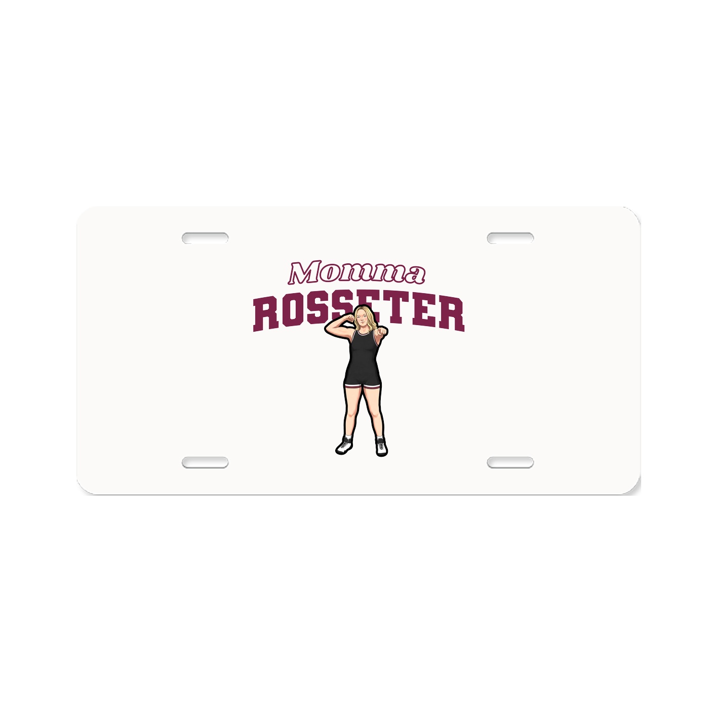 License Plate — Mothers Day Block in Classic