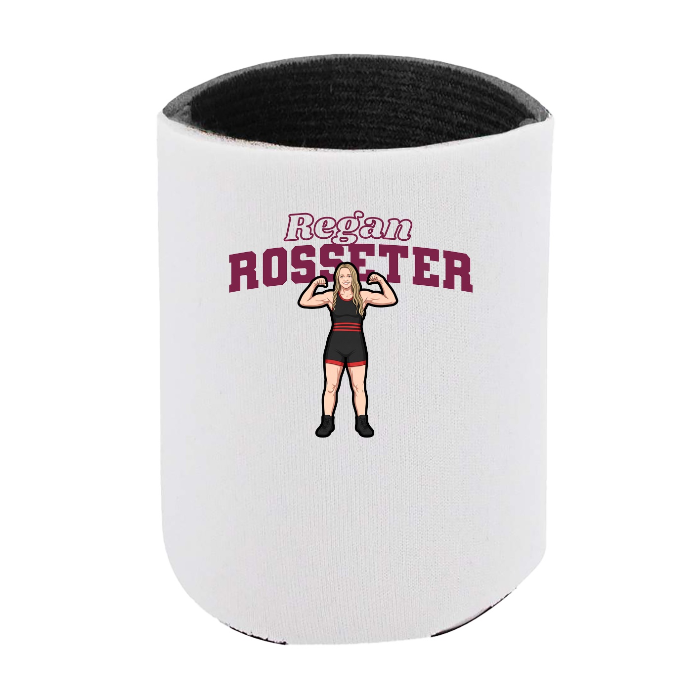 Can Holder — Name Arch in White