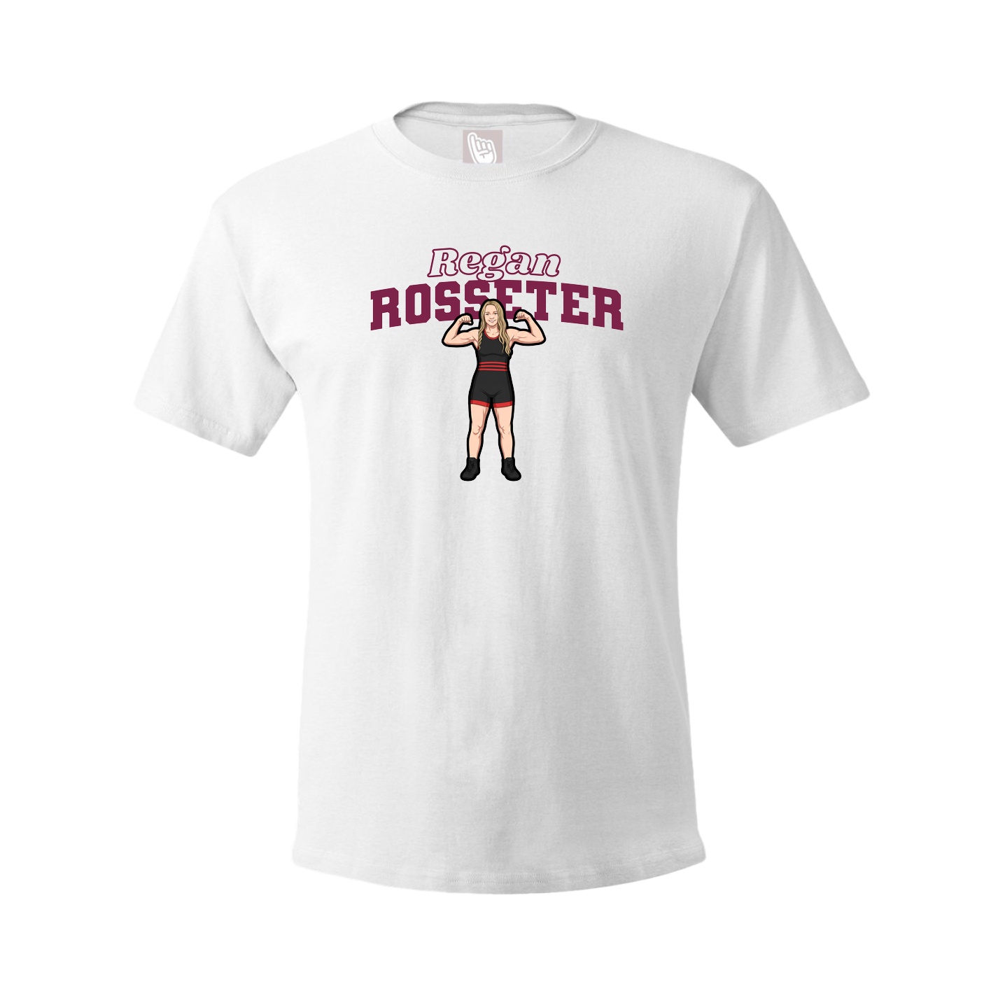 Tee — Name Arch in White