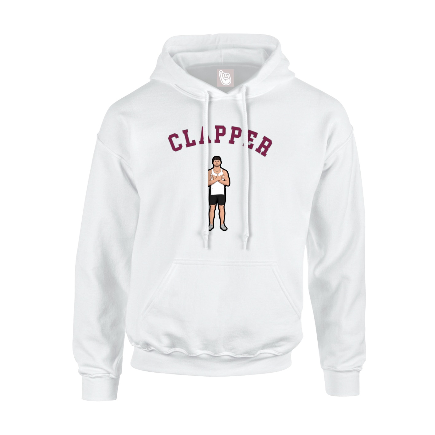 Youth Hoodie — Shirsey Arch in White