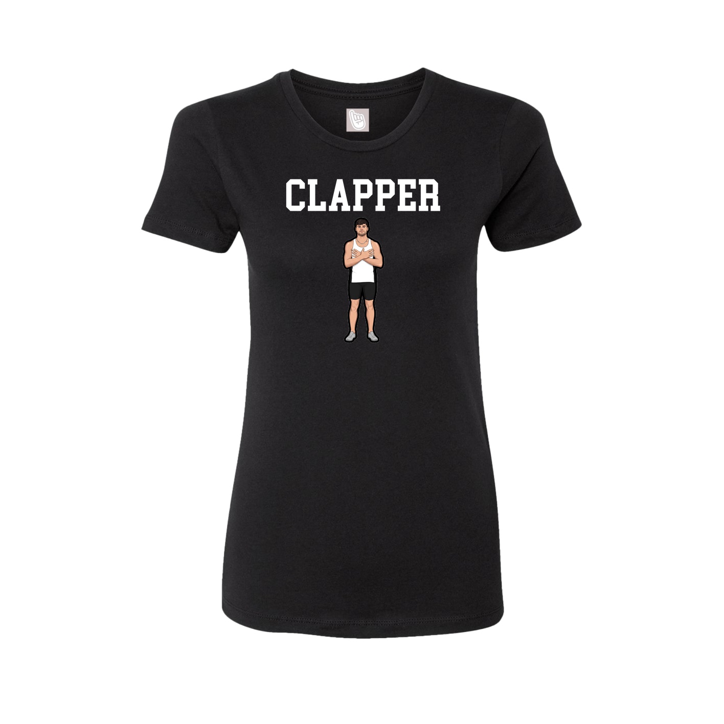 Fitted Women's Tee — Shirsey in Black