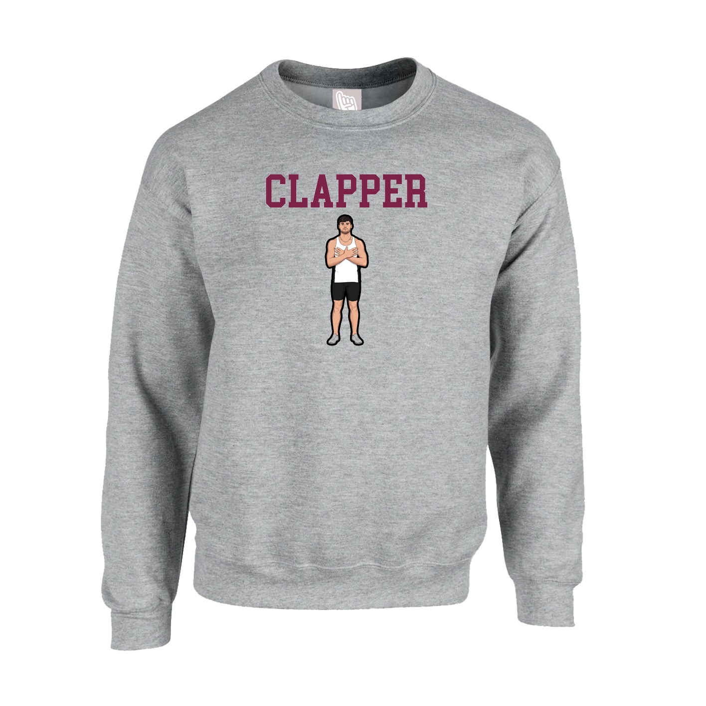 Fleece Crew — Shirsey in Grey