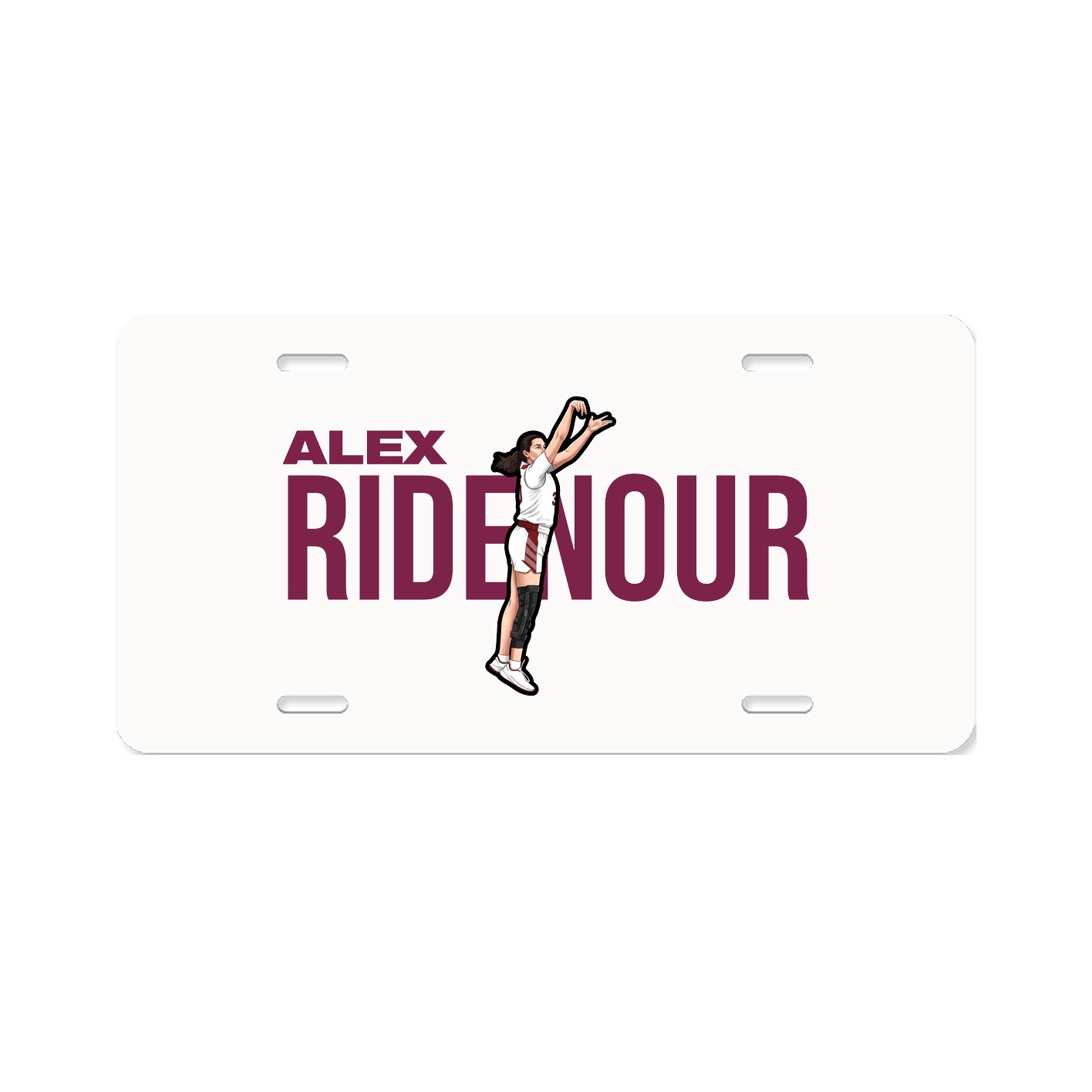 License Plate — Player Name in Classic