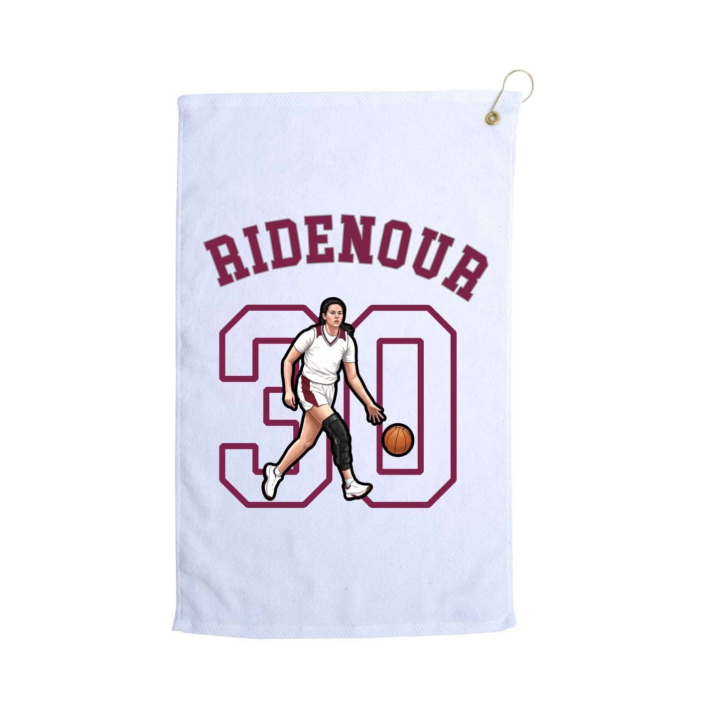 Golf Towel — Shirsey Arch in White