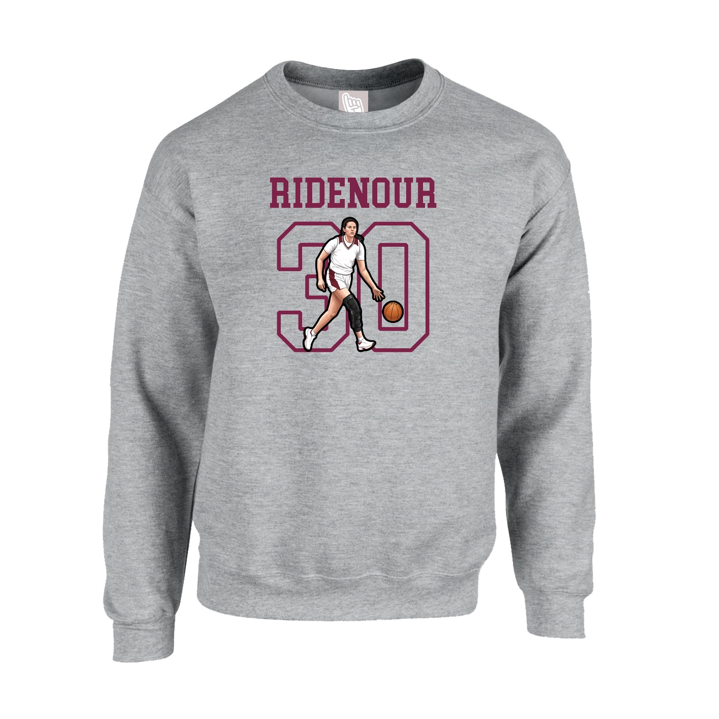 Fleece Crew — Shirsey in Grey