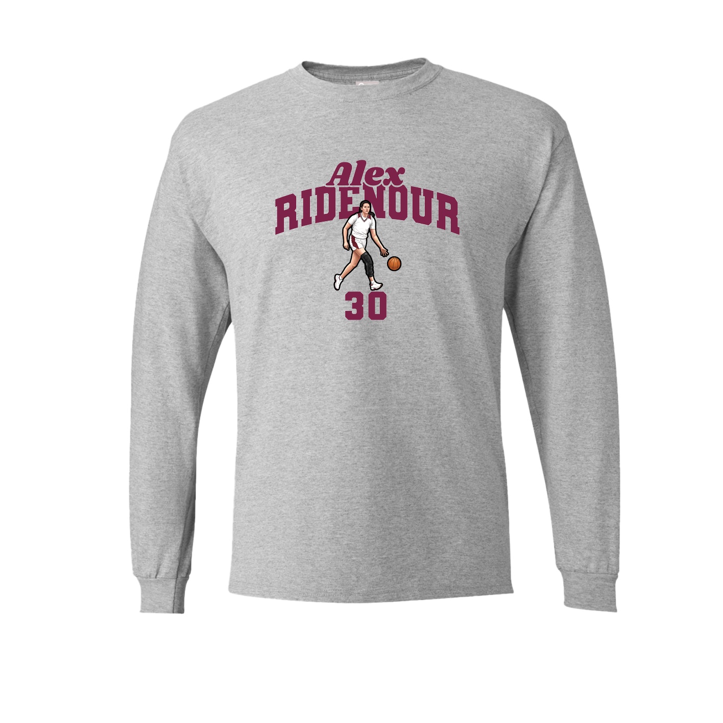 Long Sleeve Tee — Signature Arch in Grey