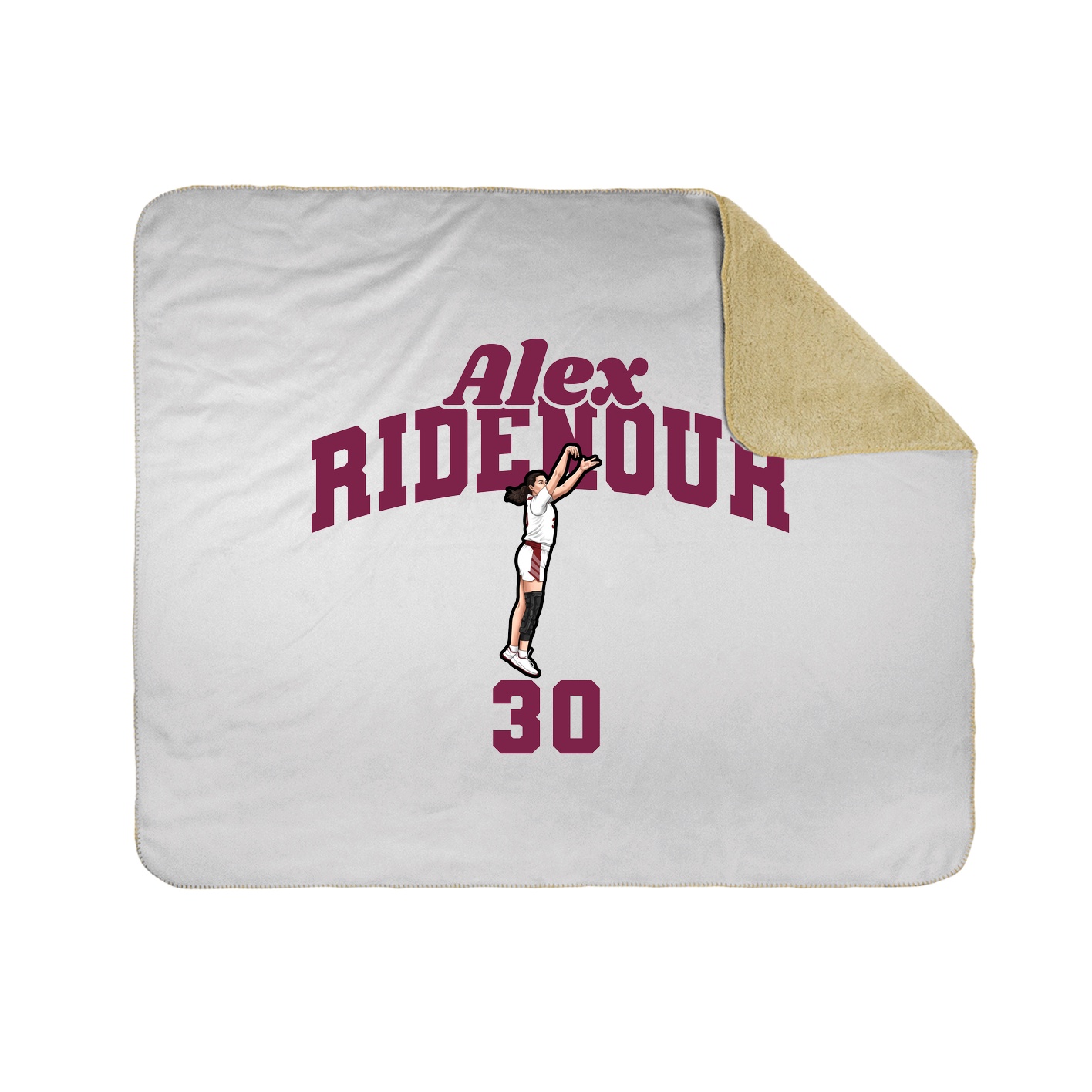 Throw Blanket — Signature Arch in White