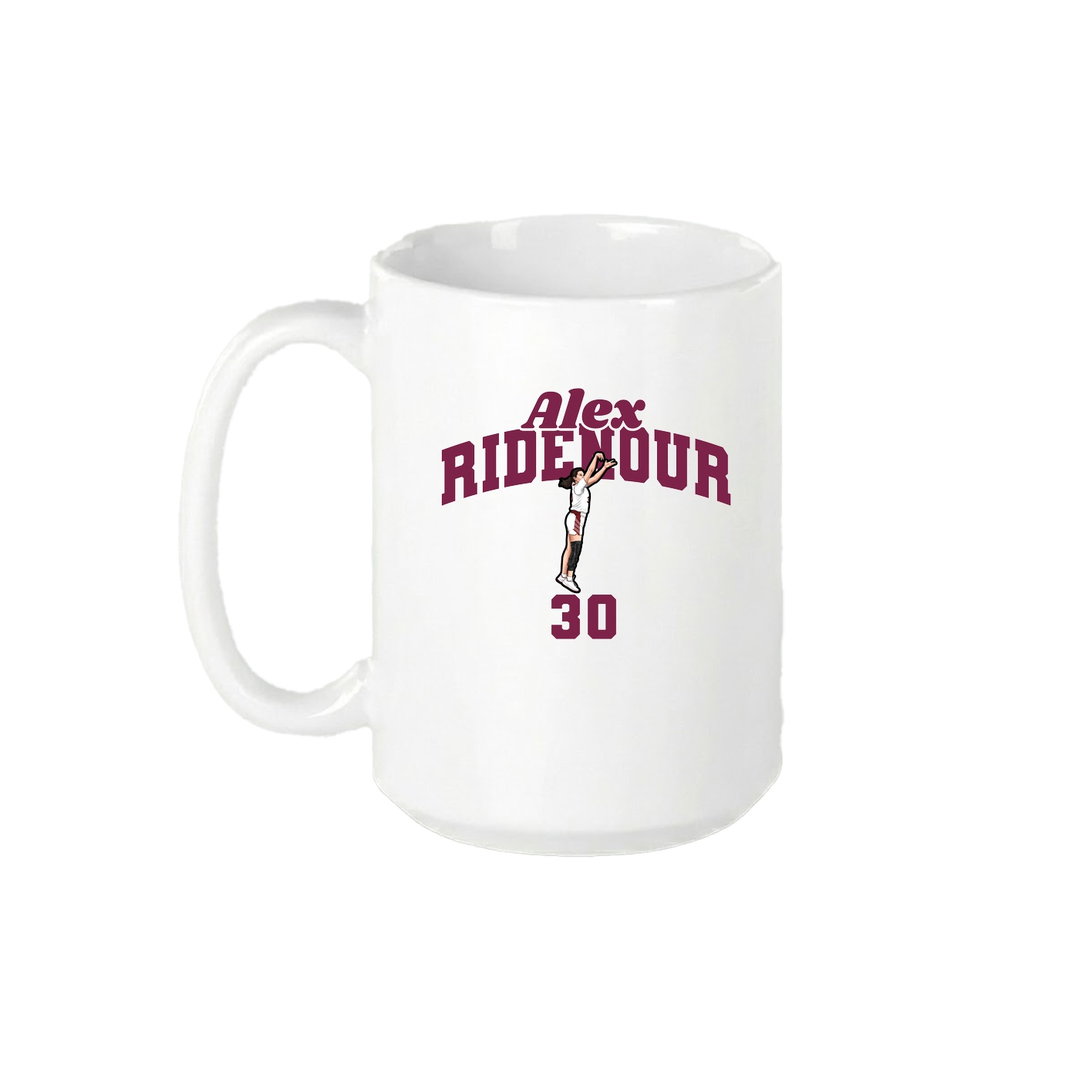 15oz Coffee Mug — Signature Arch in White