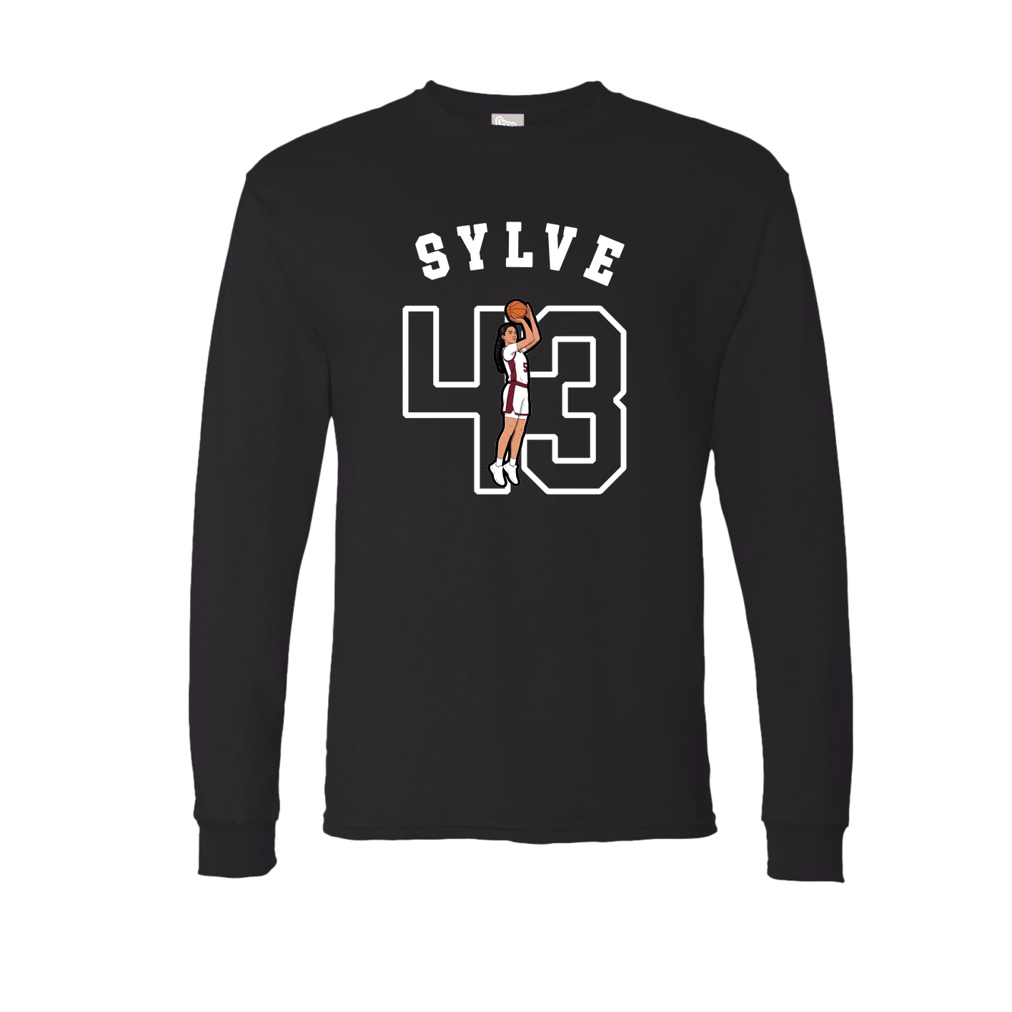 Long Sleeve Tee — Shirsey Arch in Black